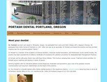 Tablet Screenshot of portashdental.com